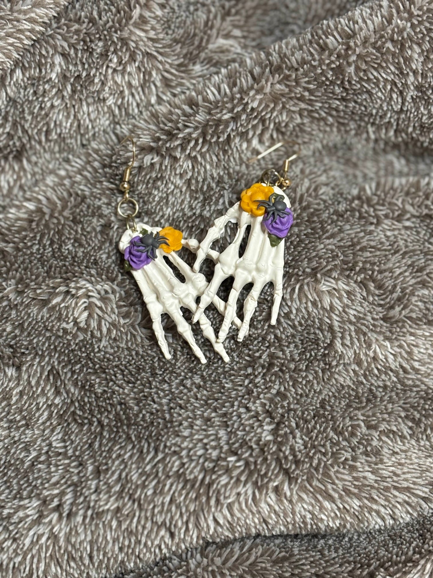 Skeleton Hand Earrings