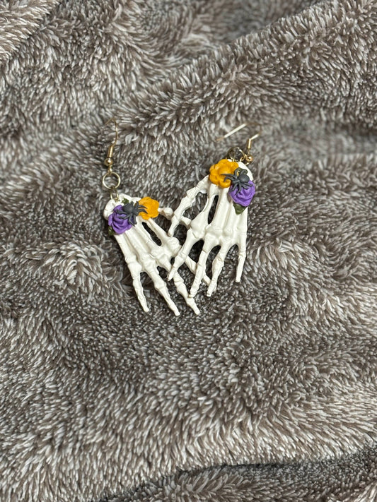 Skeleton Hand Earrings